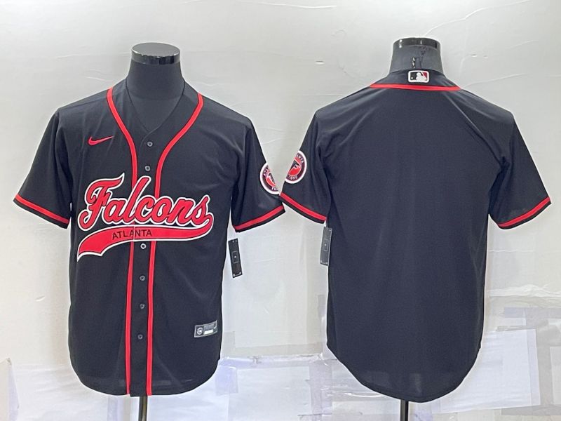 Men Atlanta Falcons Blank Black Nike Co branded Jersey->boston red sox->MLB Jersey